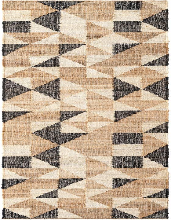 Detail image of 2' 7 x 10' Hand Woven Kala Handwoven Jute Runner Rug