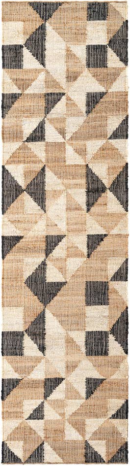 Detail image of 2' 7 x 10' Hand Woven Kala Handwoven Jute Runner Rug