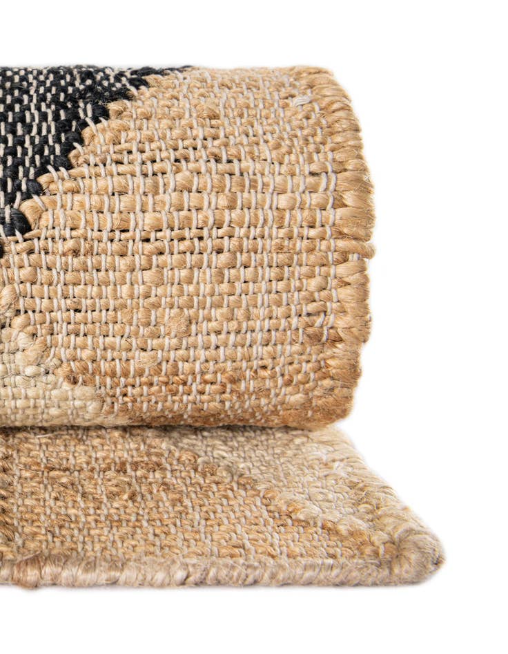 Detail image of 2' 7 x 10' Hand Woven Kala Handwoven Jute Runner Rug