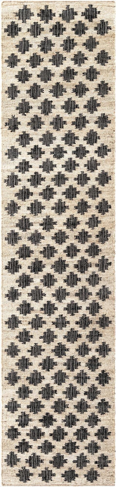 Primary image 2' 7 x 12'  Hand Woven Kala Handwoven Jute Runner Rug