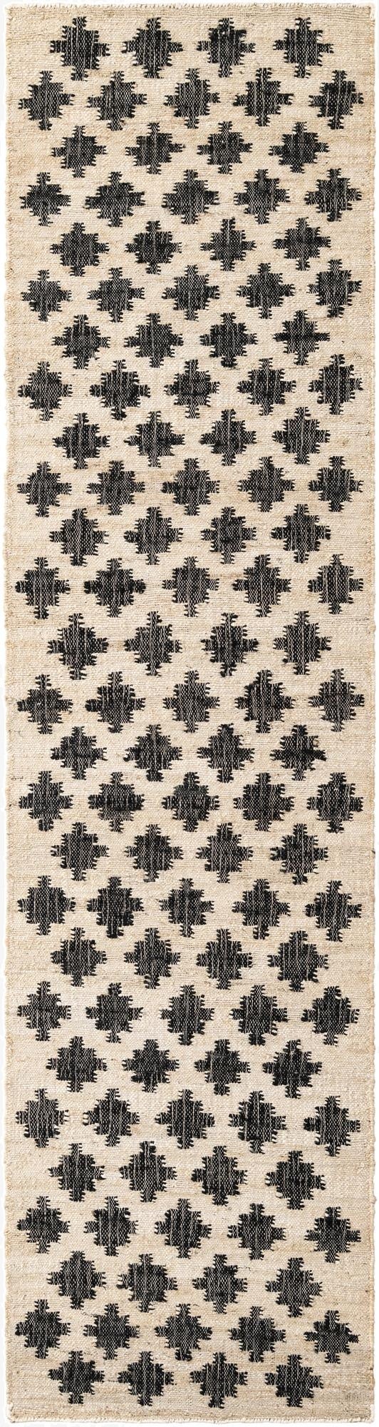 2' 7 x 10'  Hand Woven Kala Handwoven Jute Runner Rug