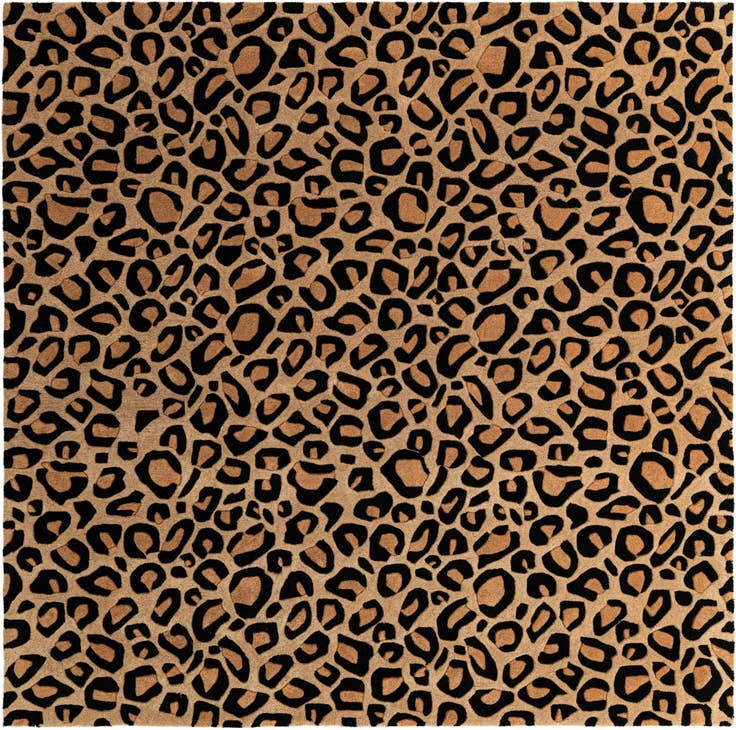 Detail image of 7' 10 x 7' 10 Hand Tufted Safari Wool Square Rug