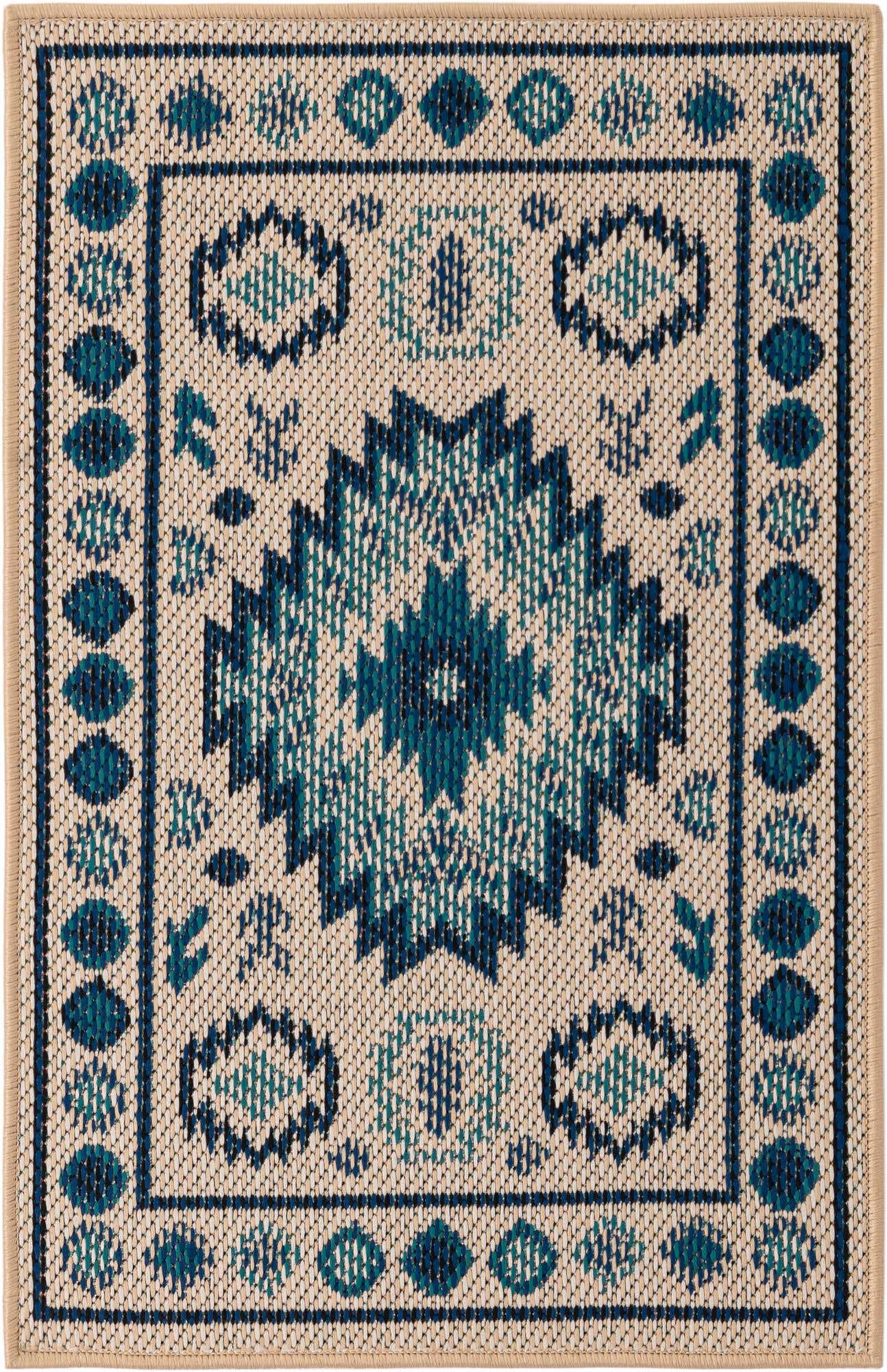 2' x 3' Easy-Clean Baja Indoor / Outdoor Rug