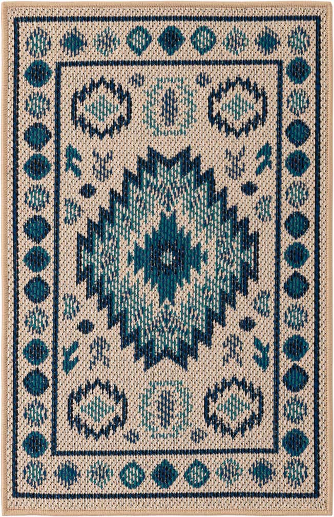 2' x 3' Easy-Clean Baja Indoor / Outdoor Rug