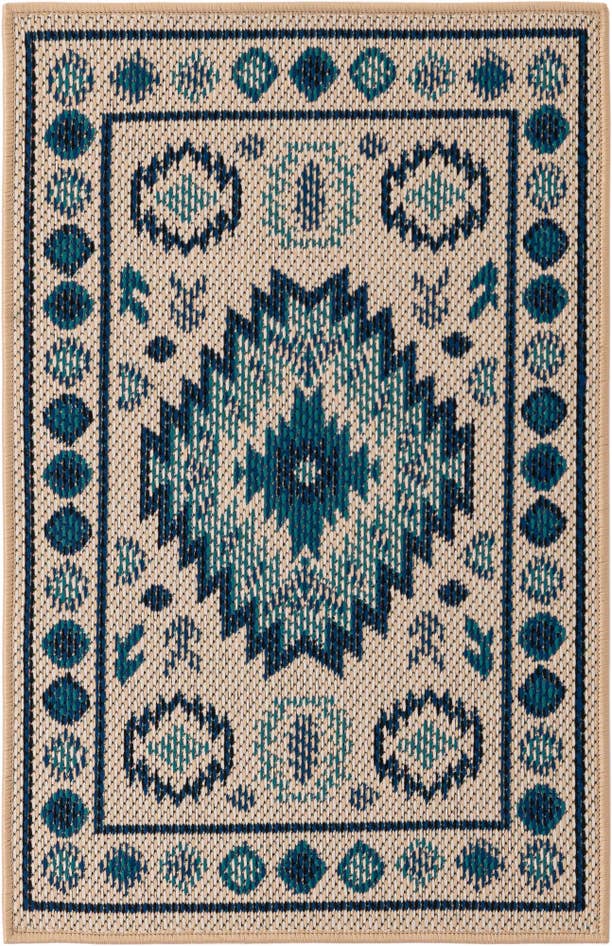 Detail image of 2' x 3' Easy-Clean Baja Indoor / Outdoor Rug