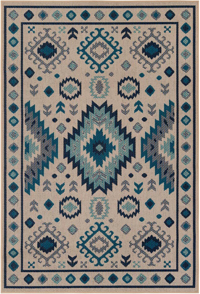 Detail image of 5' 3 x 8' Easy-Clean Baja Indoor / Outdoor Rug