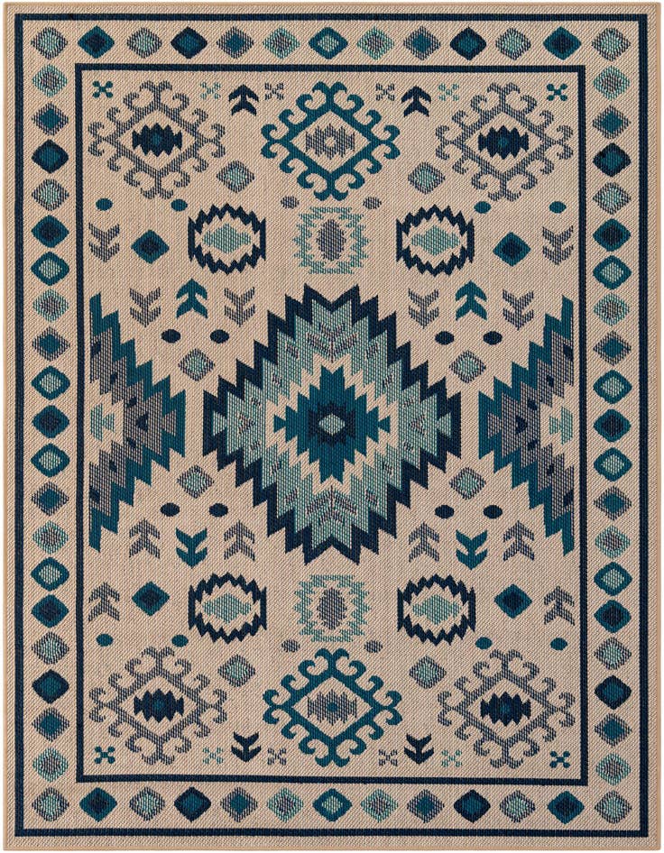 Detail image of 6' x 9' Easy-Clean Baja Indoor / Outdoor Rug