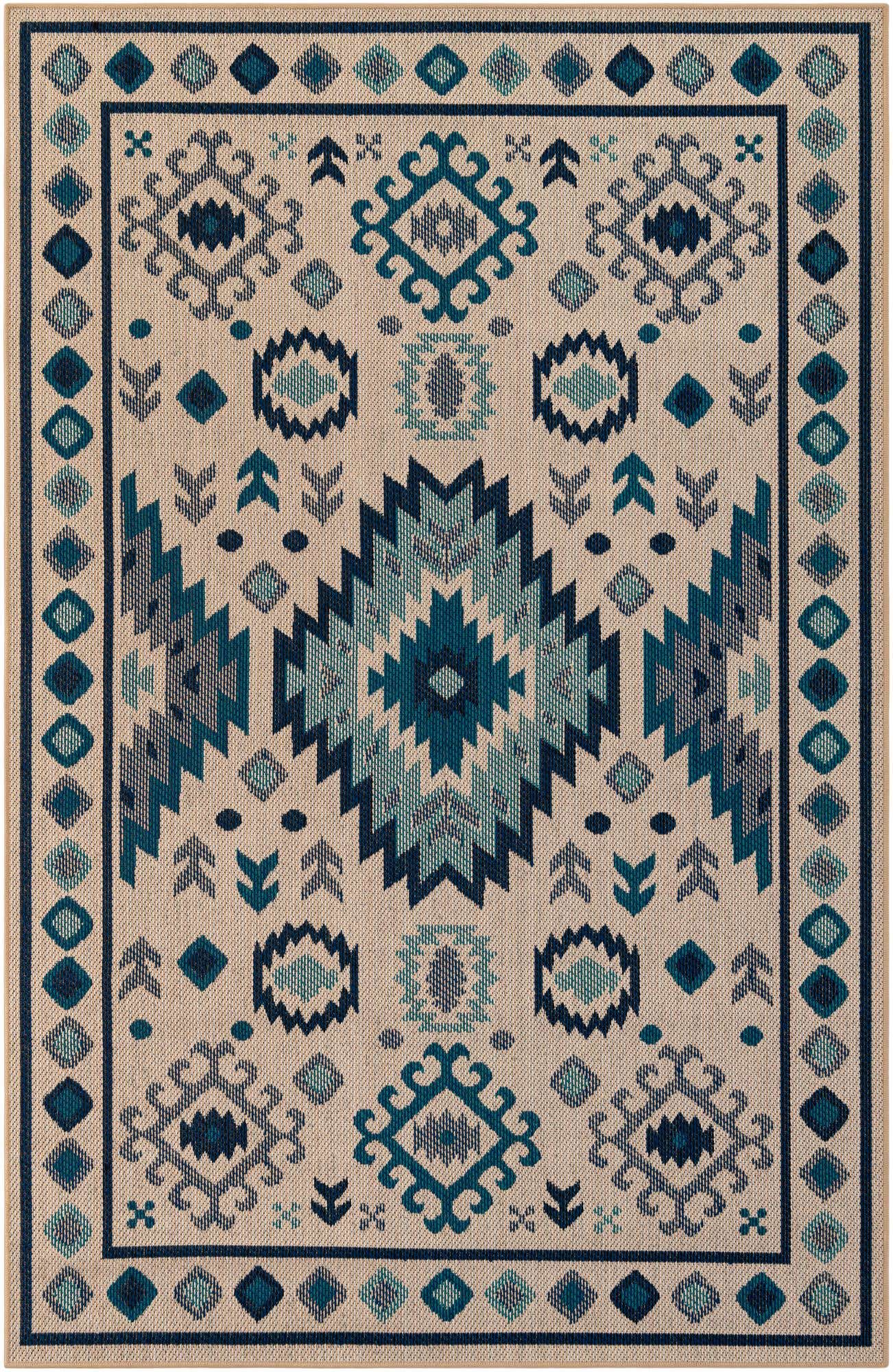 6' x 9' Easy-Clean Baja Indoor / Outdoor Rug