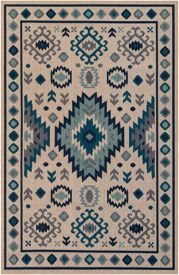 Detail image of 6' x 9' Easy-Clean Baja Indoor / Outdoor Rug