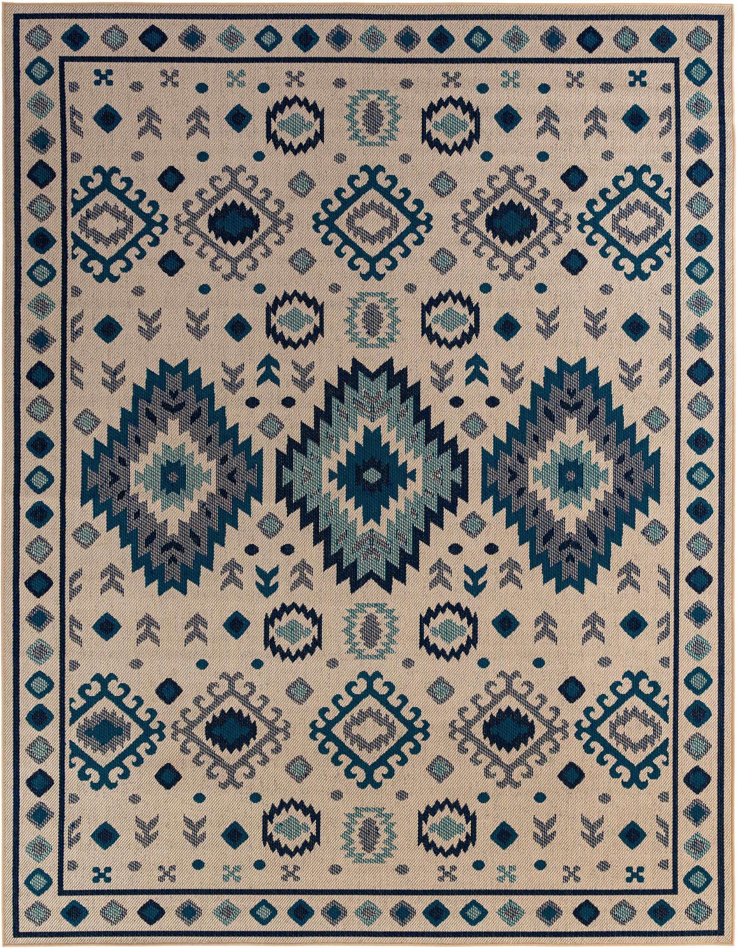 9' x 12' Easy-Clean Baja Indoor / Outdoor Rug