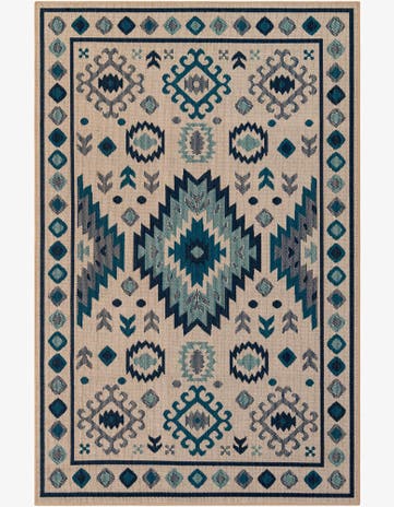 6' x 9' Easy-Clean Baja Indoor / Outdoor Rug