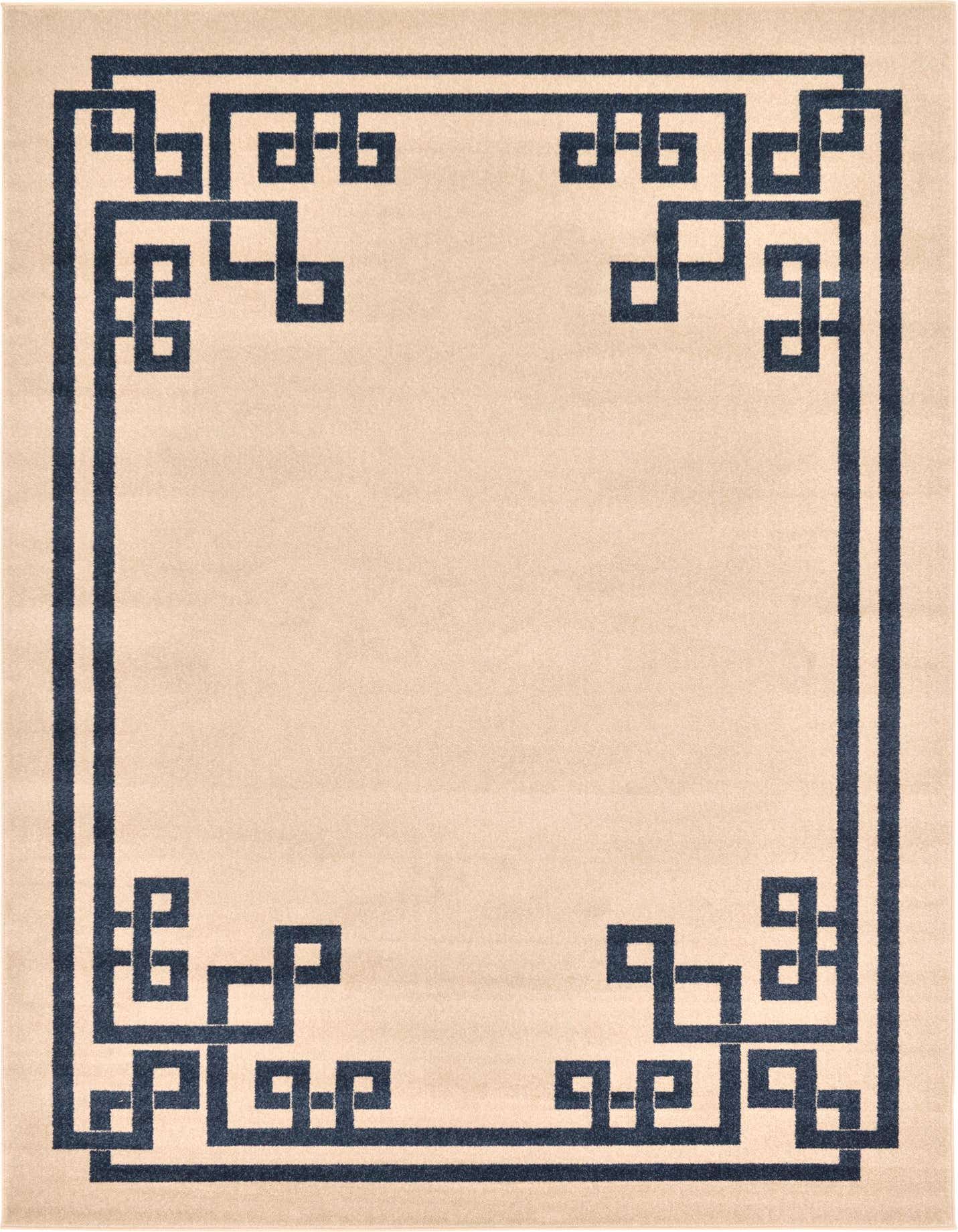 7' x 10' Greek Key Rug