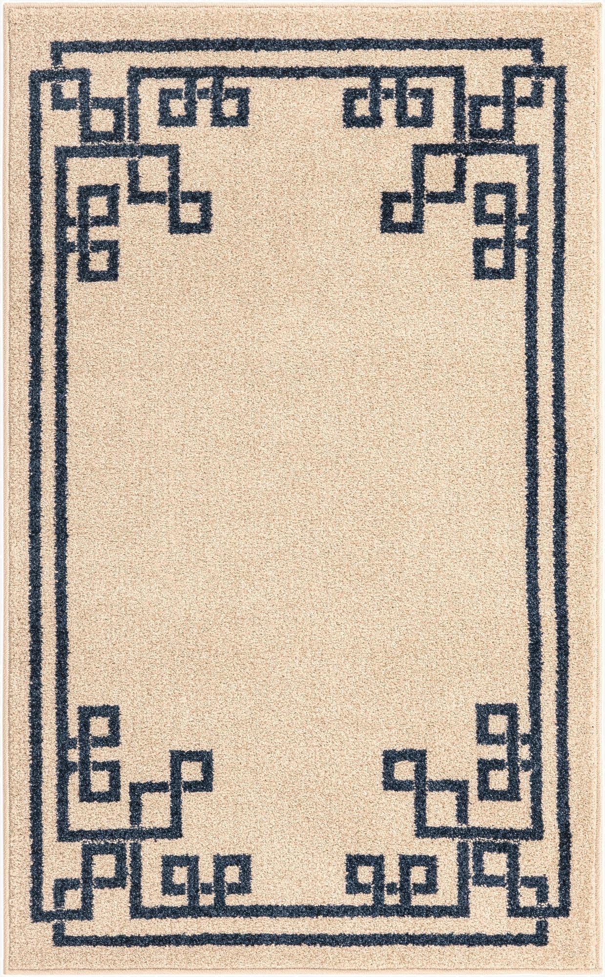 3' 3 x 5' 3 Greek Key Rug