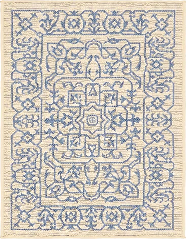 2' x 3' Easy-Clean Botanical Indoor / Outdoor Rug