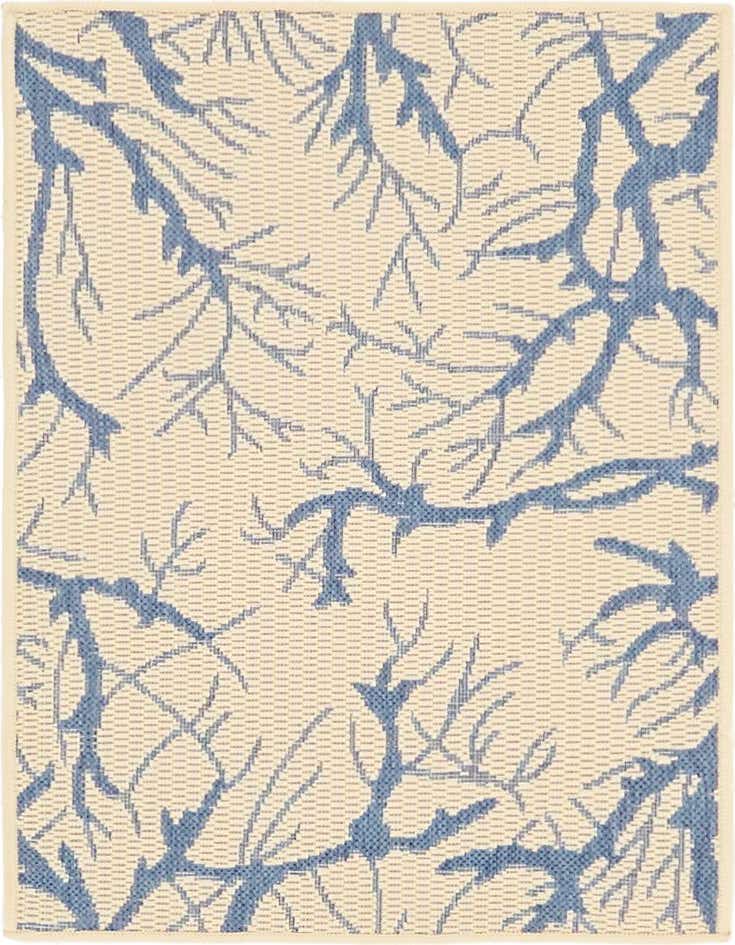 2' x 3' Easy-Clean Botanical Indoor / Outdoor Rug
