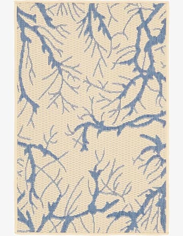 2' x 3' Easy-Clean Botanical Indoor / Outdoor Rug