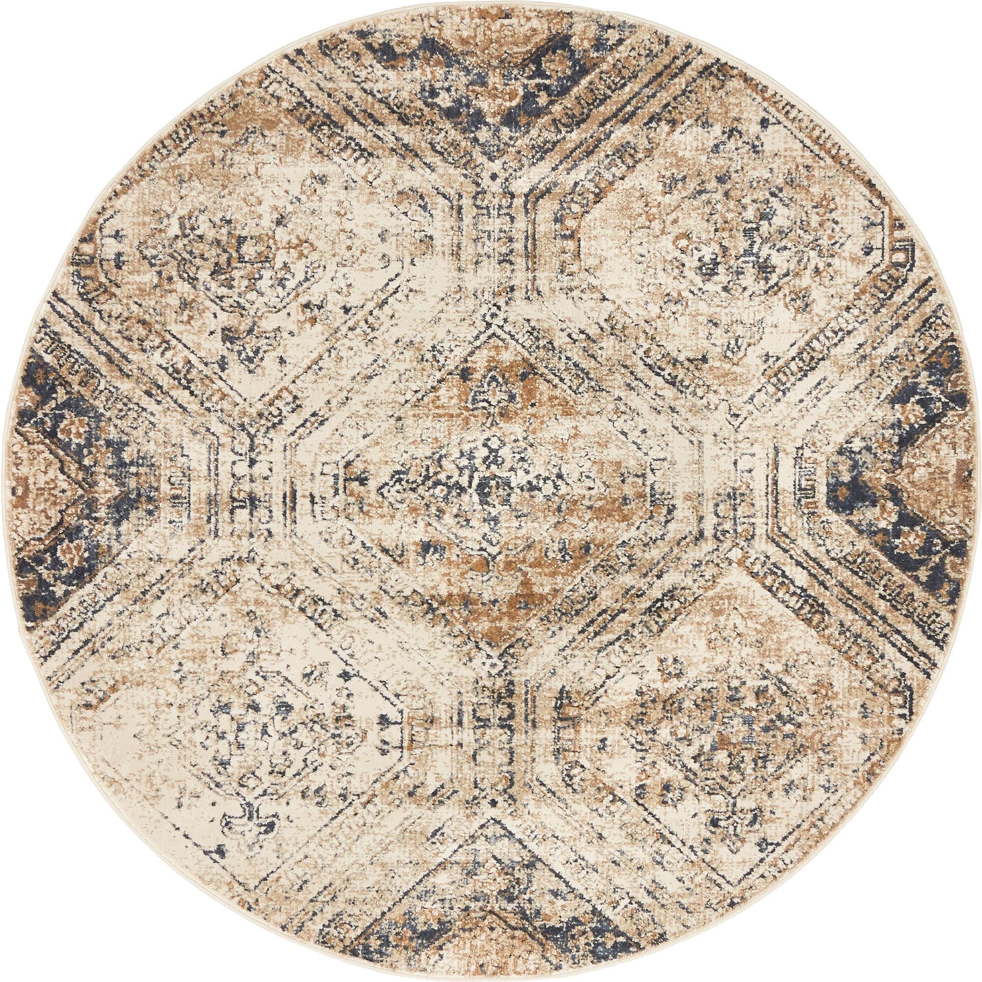 4' x 4' Eliza Round Rug