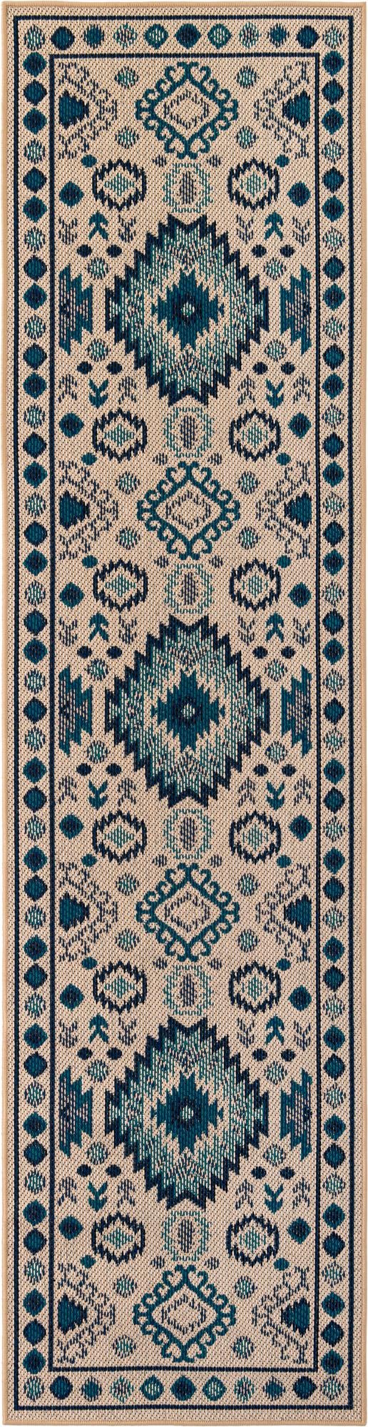 Rug Beige and Blue Swatch link