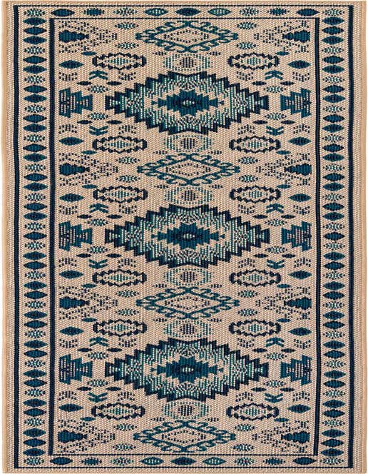 2' 7 x 10' Easy-Clean Baja Indoor / Outdoor Runner Rug