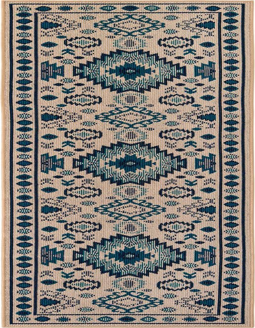 Detail image of 2' 7 x 10' Easy-Clean Baja Indoor / Outdoor Runner Rug