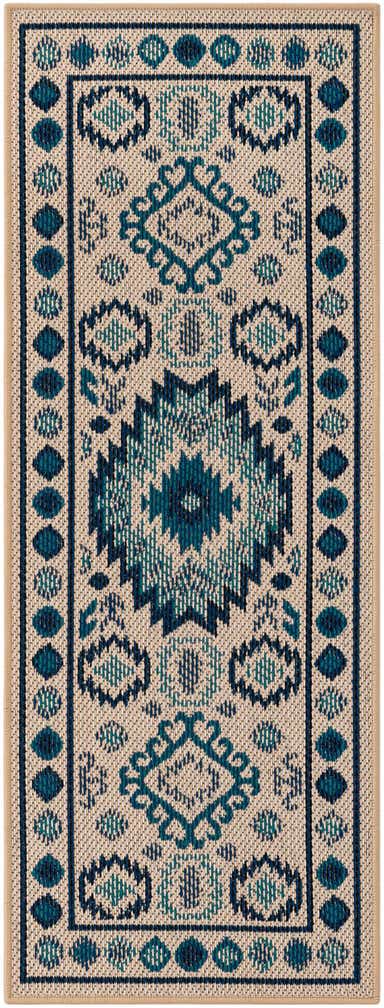 2' x 5' Easy-Clean Baja Indoor / Outdoor Runner Rug