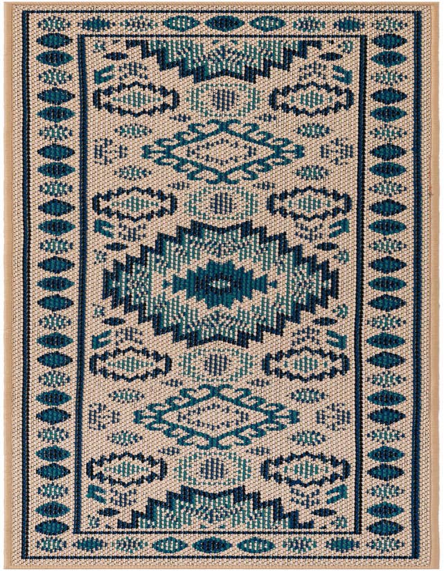 Detail image of 2' x 6' Easy-Clean Baja Indoor / Outdoor Runner Rug