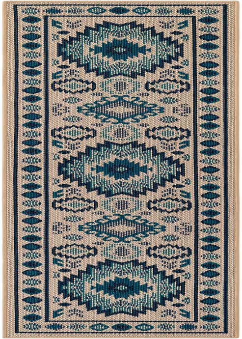 2' x 8' Easy-Clean Baja Indoor / Outdoor Runner Rug