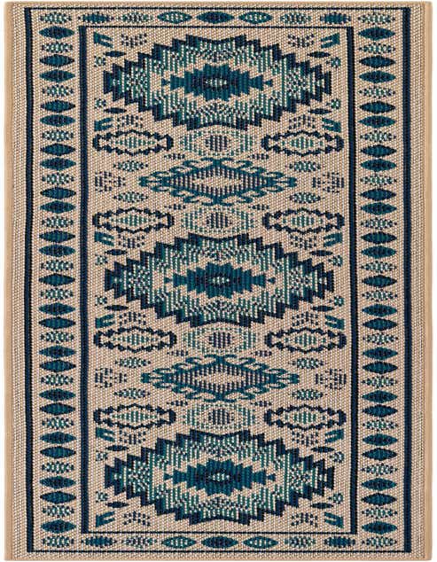 2' x 8' Easy-Clean Baja Indoor / Outdoor Runner Rug