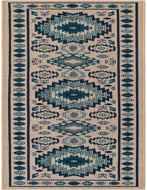 Detail image of 2' x 8' Easy-Clean Baja Indoor / Outdoor Runner Rug