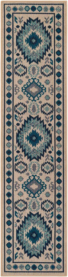 Detail image of 2' x 8' Easy-Clean Baja Indoor / Outdoor Runner Rug