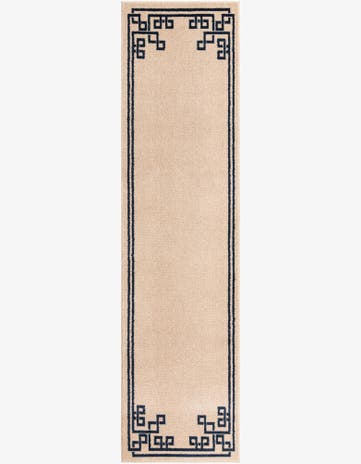 2' 7 x 10' Greek Key Runner Rug