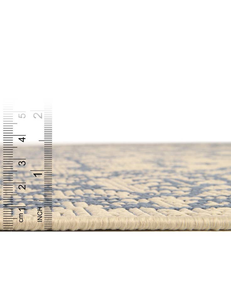 Detail image of 2' x 6'  Washable Botanical Indoor / Outdoor Runner Rug