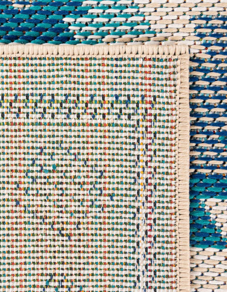 Detail image of 10' x 10' Easy-Clean Baja Indoor / Outdoor Square Rug
