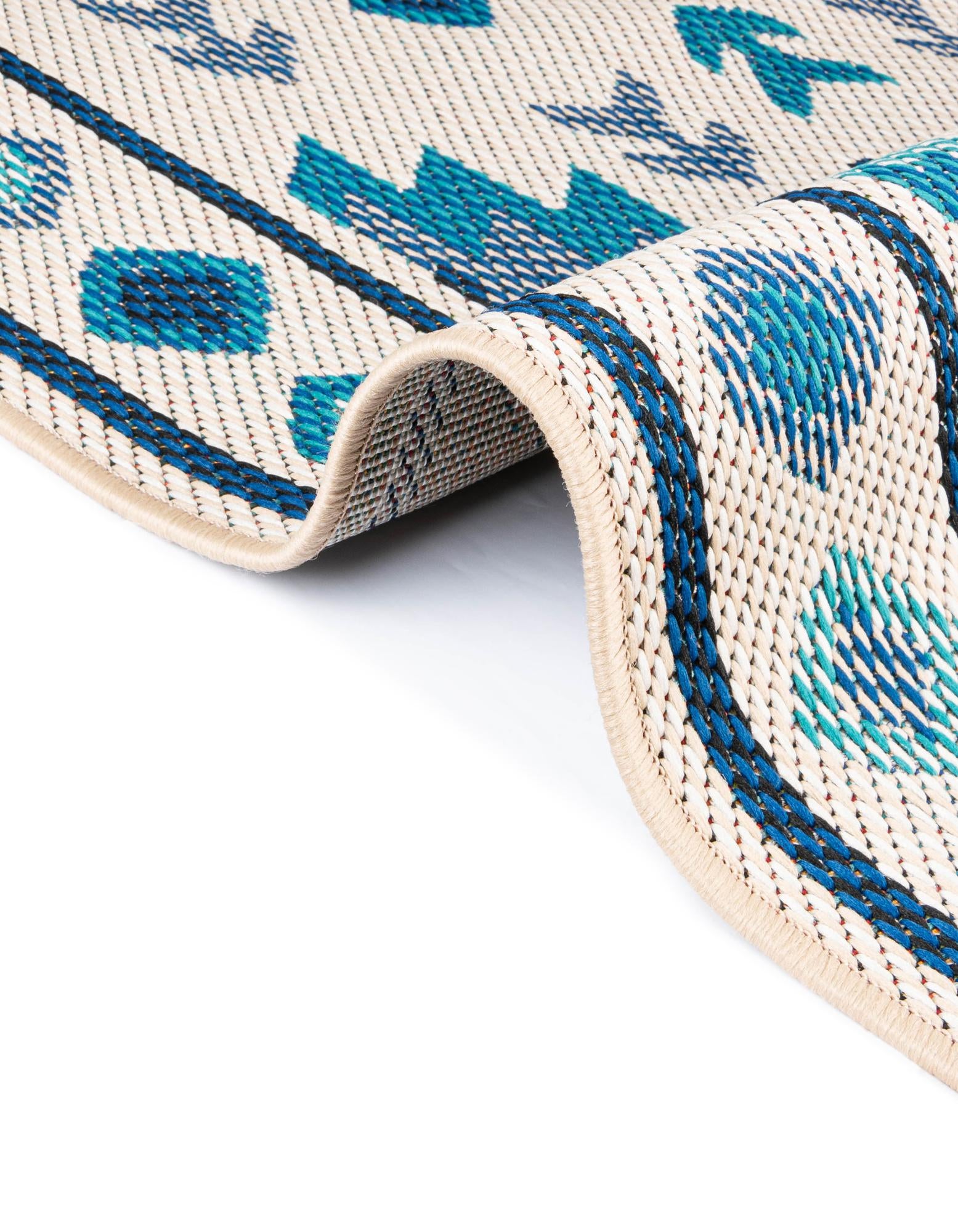 10' x 10' Easy-Clean Baja Indoor / Outdoor Square Rug