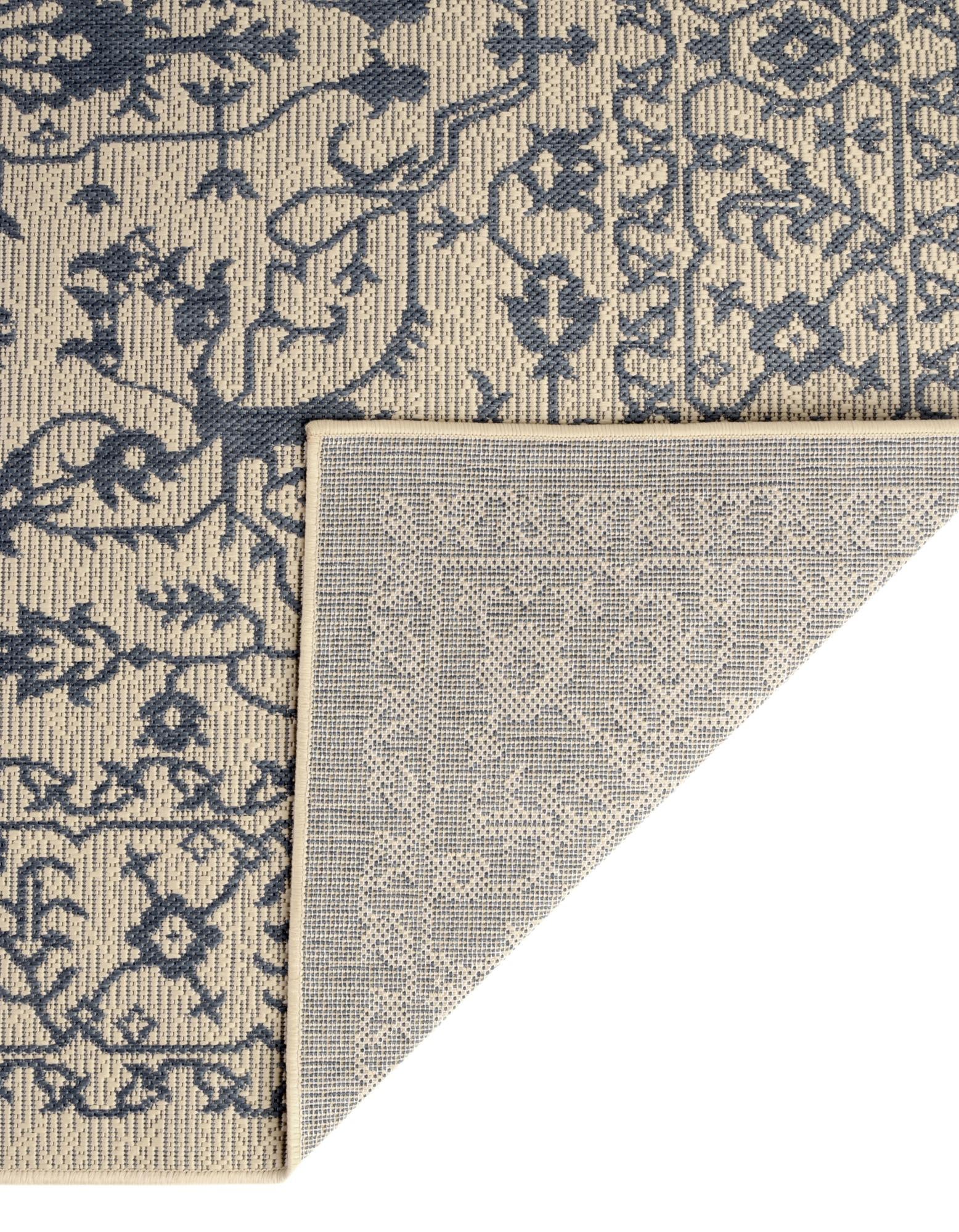 6' x 6' Easy-Clean Botanical Indoor / Outdoor Square Rug