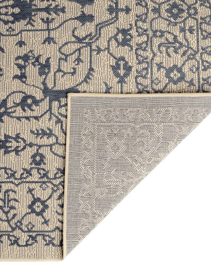 6' x 6' Easy-Clean Botanical Indoor / Outdoor Square Rug