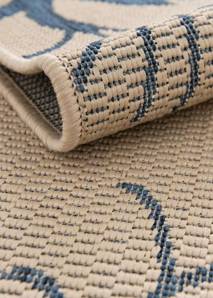 6' x 6' Easy-Clean Botanical Indoor / Outdoor Square Rug