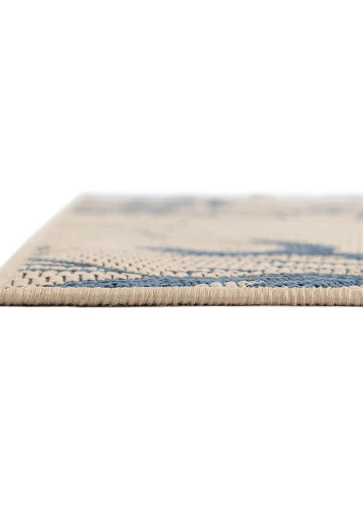 6' x 6' Easy-Clean Botanical Indoor / Outdoor Square Rug