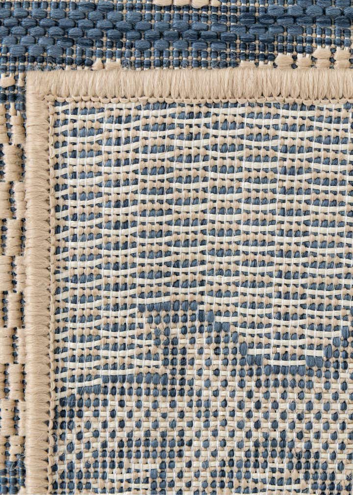 6' x 6' Easy-Clean Botanical Indoor / Outdoor Square Rug
