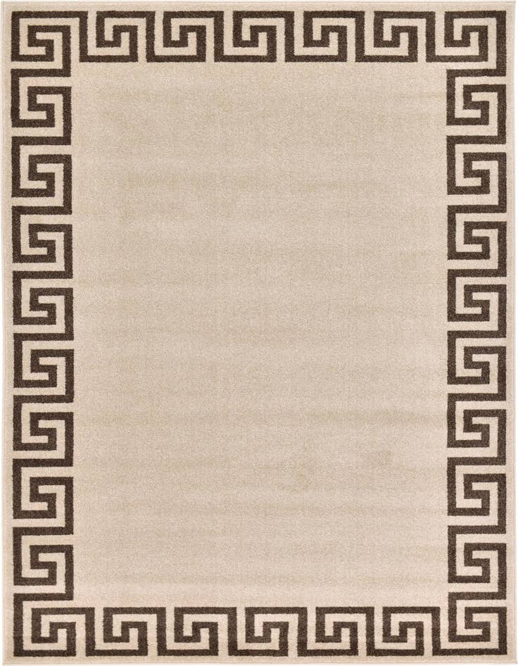 Detail image of 5' 3 x 8' Greek Key Rug