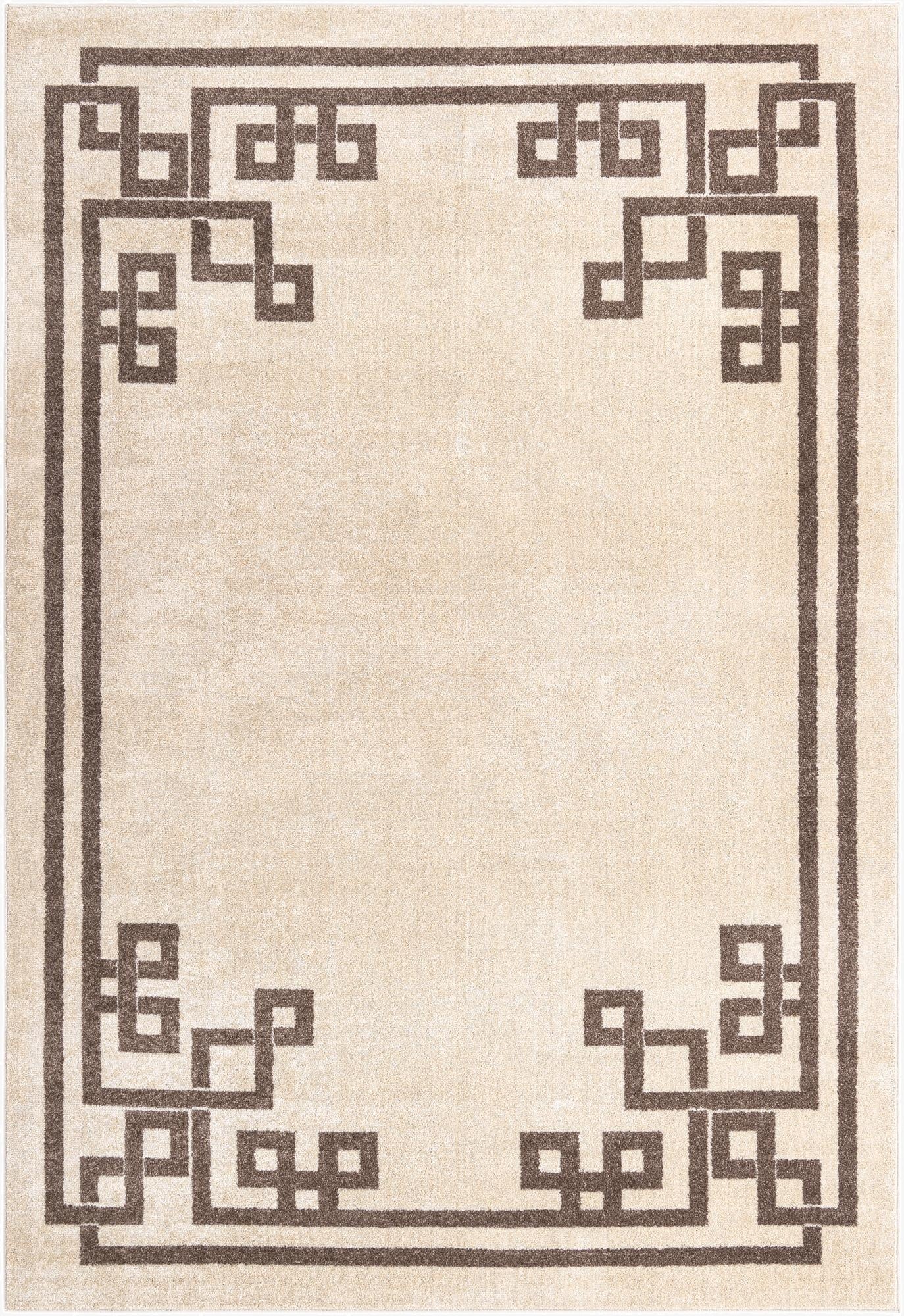 7' x 10' Greek Key Rug