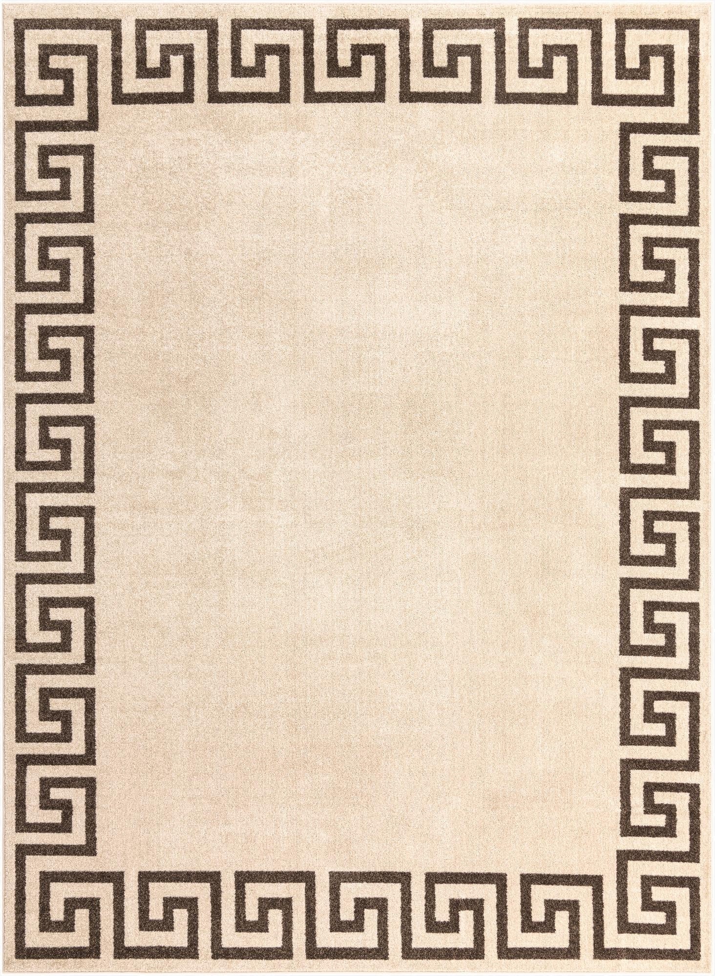 9' x 12' Greek Key Rug