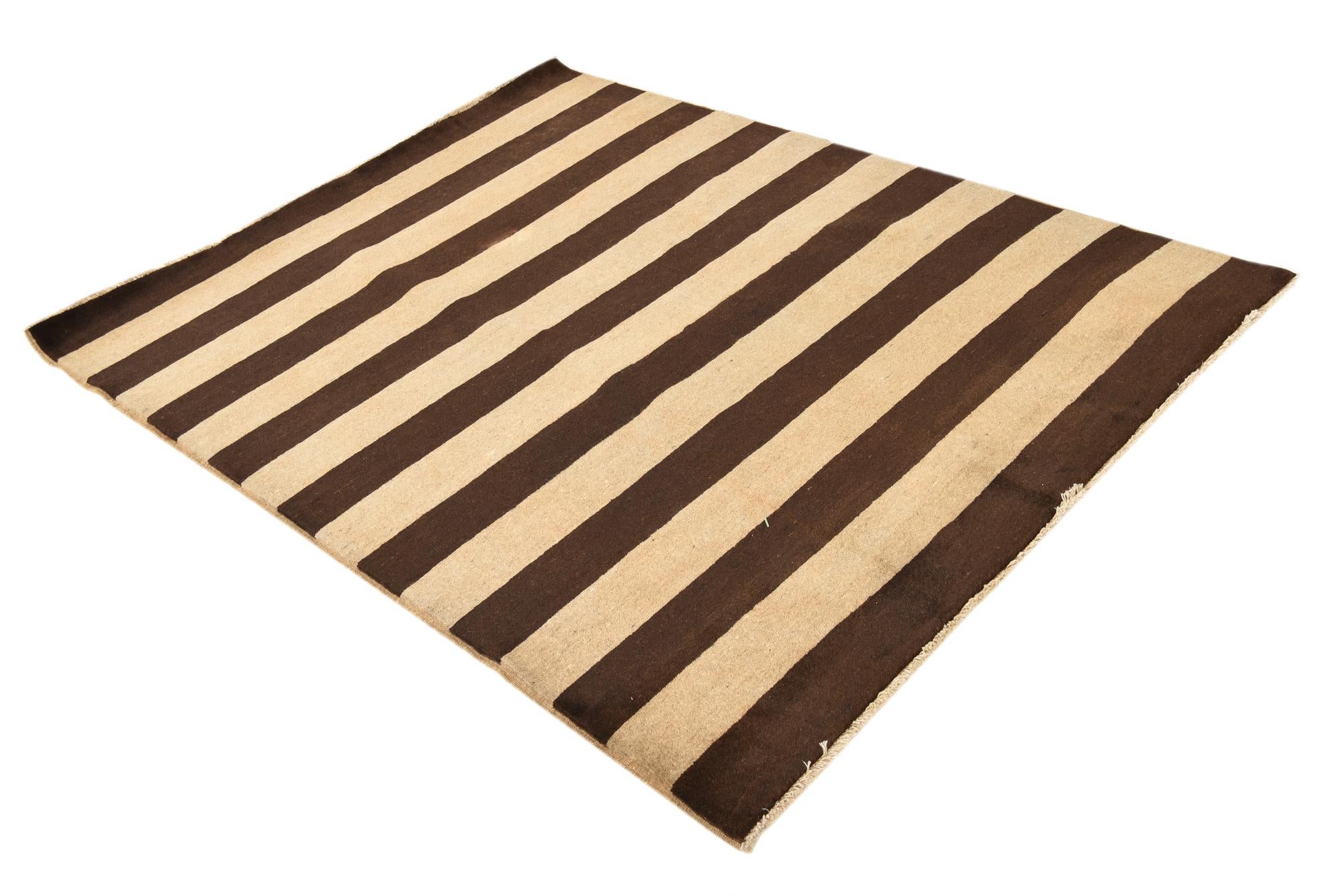 5' 1 x 6' 6 Hand Knotted Modern Ziegler Rug