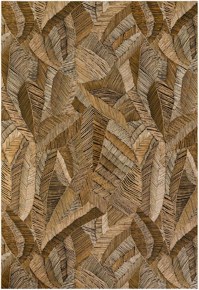 Detail image of 10' x 14' Easy-Clean Botanical Indoor / Outdoor Rug