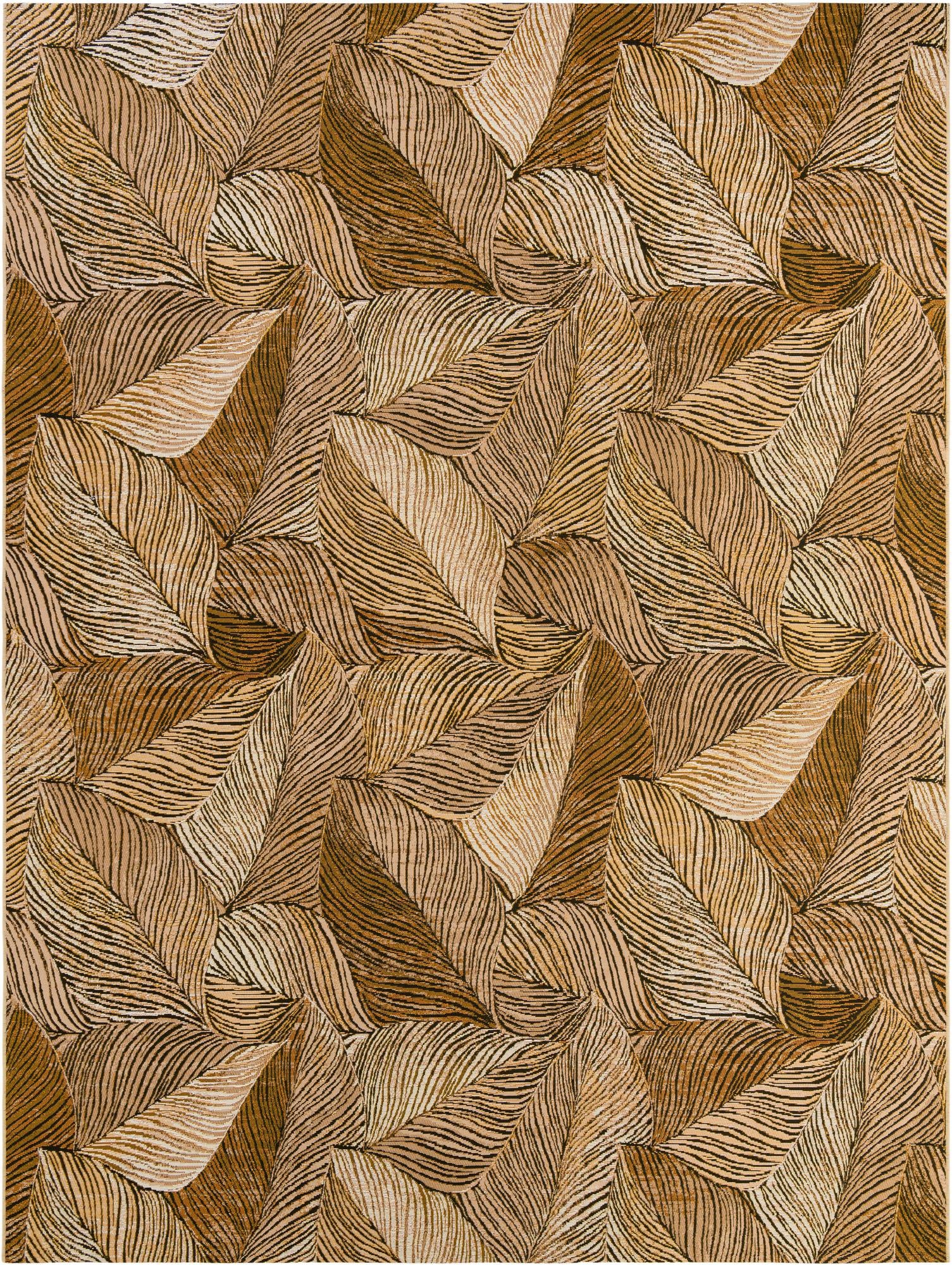 9' x 12' Easy-Clean Botanical Indoor / Outdoor Rug