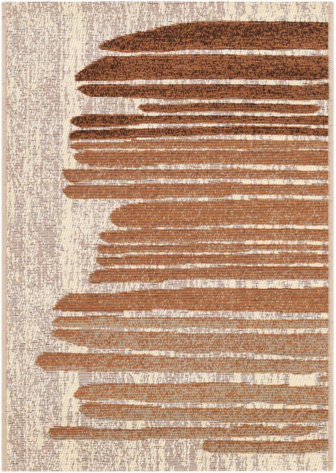 Detail image of 2' x 3' Easy-Clean Modern Indoor / Outdoor Rug