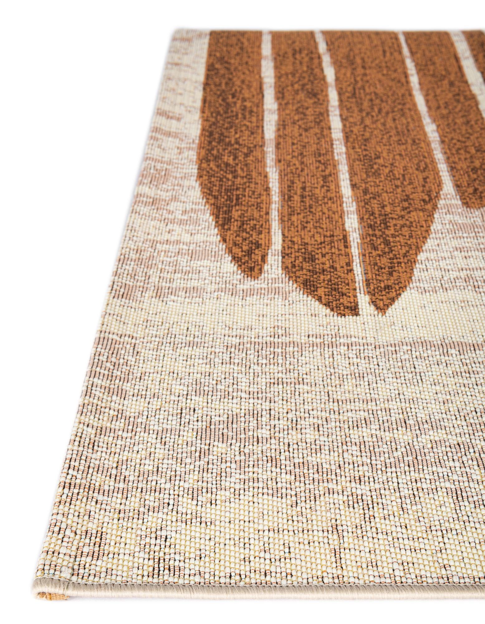 6' x 9' Easy-Clean Modern Indoor / Outdoor Rug