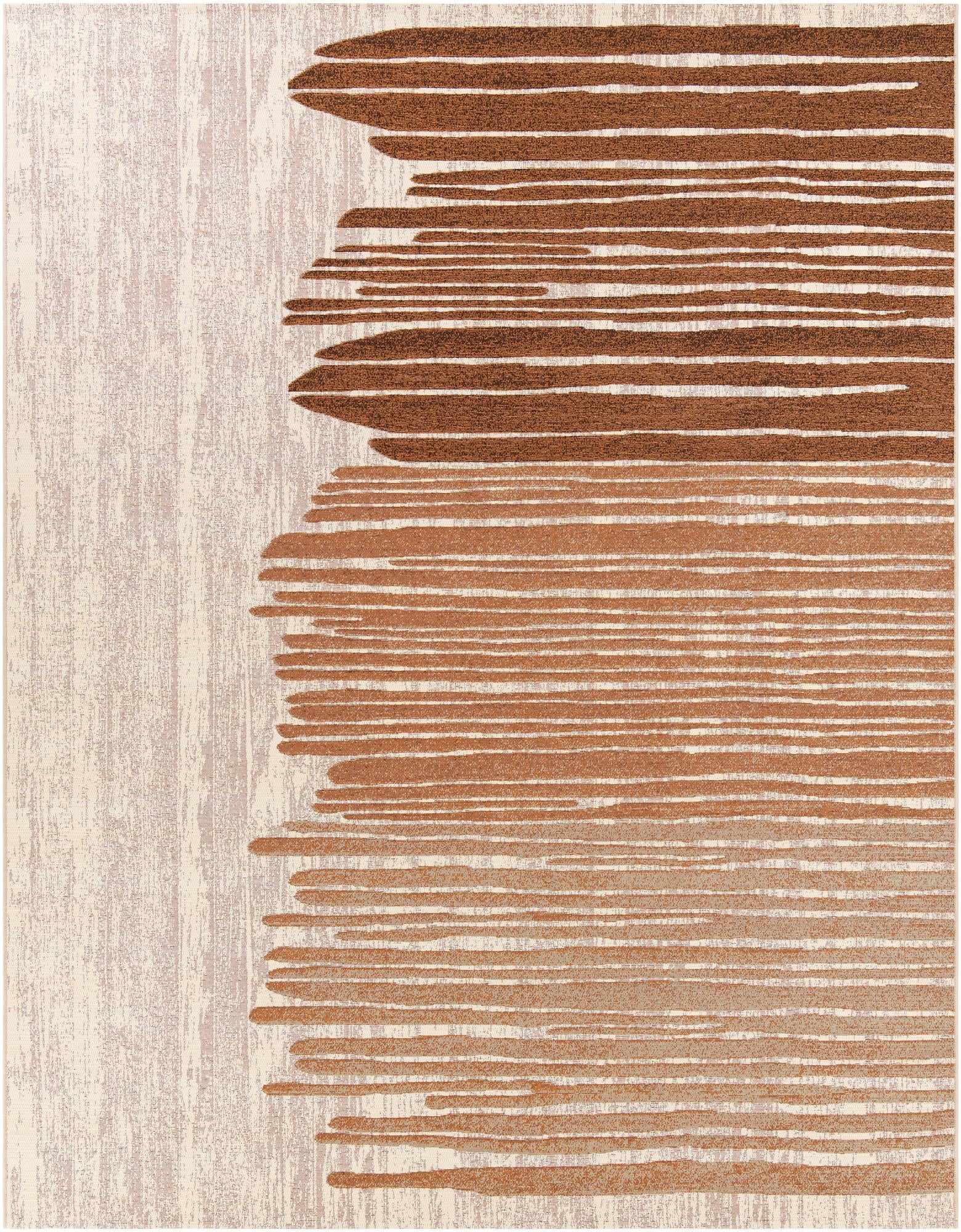 7' 10 x 10' Easy-Clean Modern Indoor / Outdoor Rug
