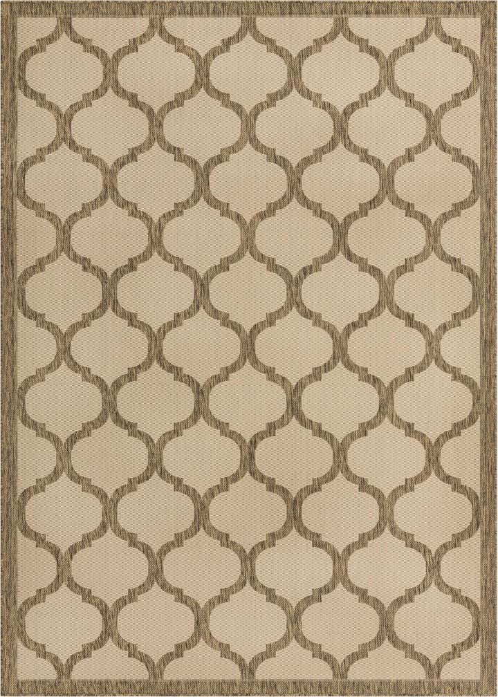 7' x 10' Easy-Clean Trellis Indoor / Outdoor Rug
