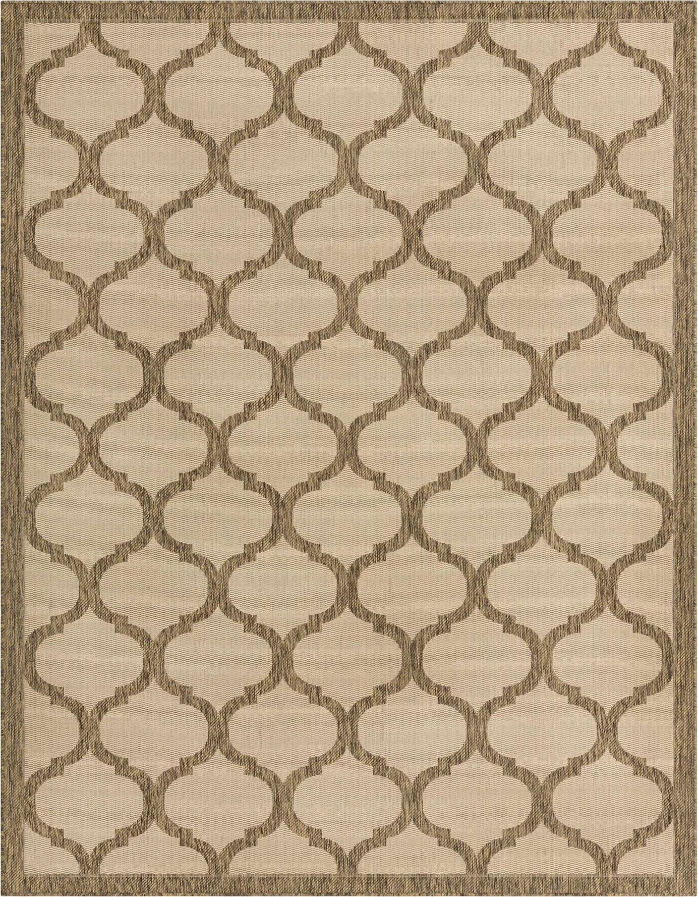 7' x 10' Easy-Clean Trellis Indoor / Outdoor Rug